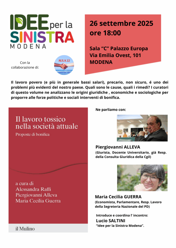 Il Lavoro tossico nella Società attuale