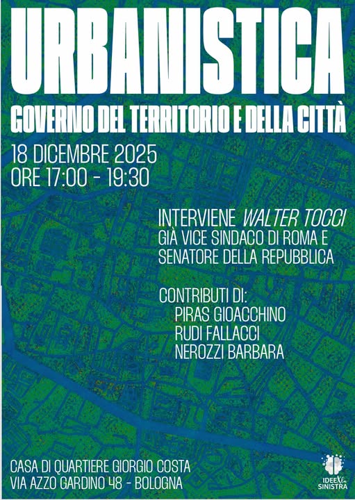 Urbanistica, governo del territorio e della città